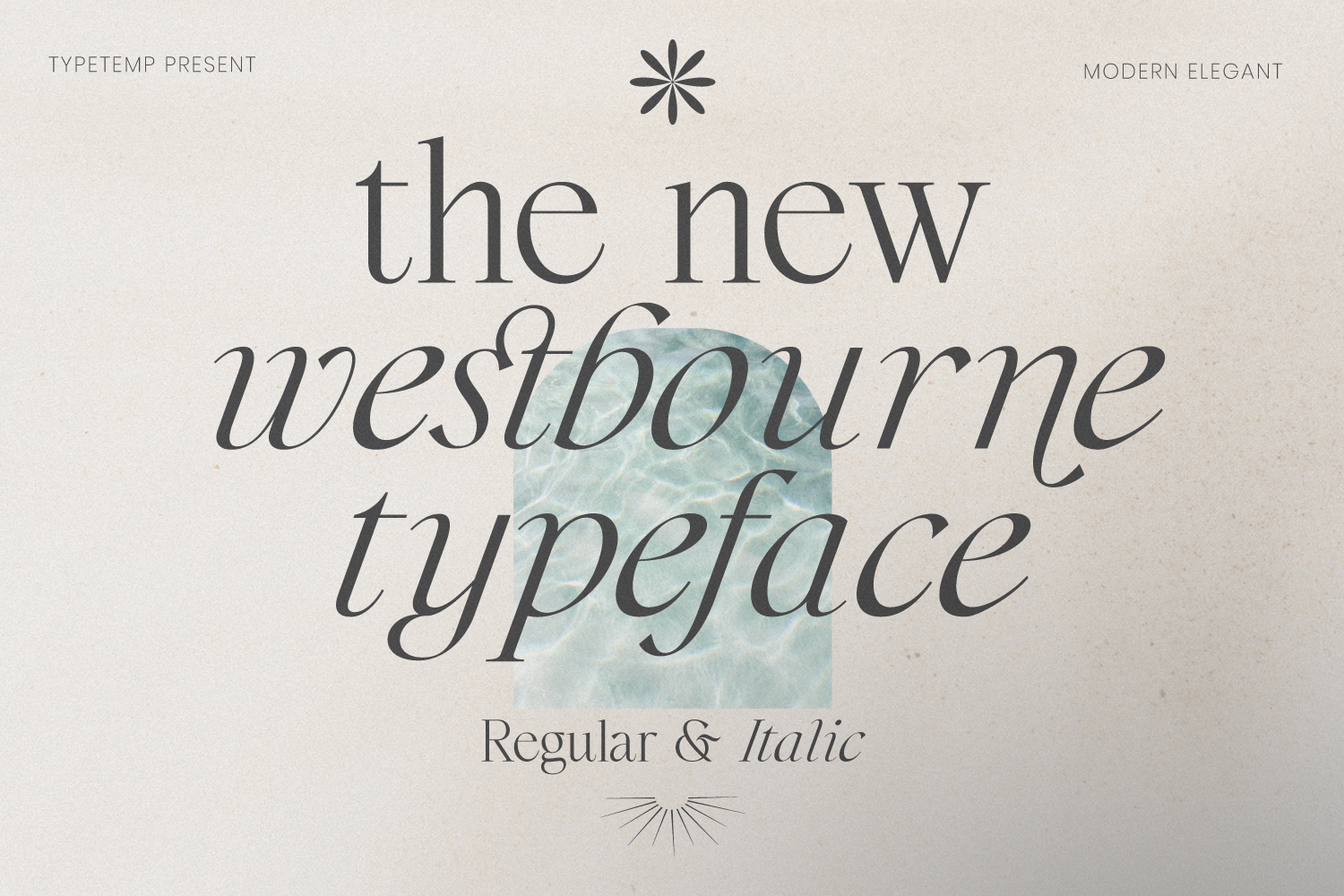 Westbourne - Modern Serif Typeface — Typetemp